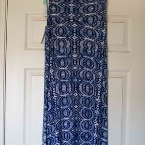 NWT Loveappella Deanne Printed Maxi Skirt
